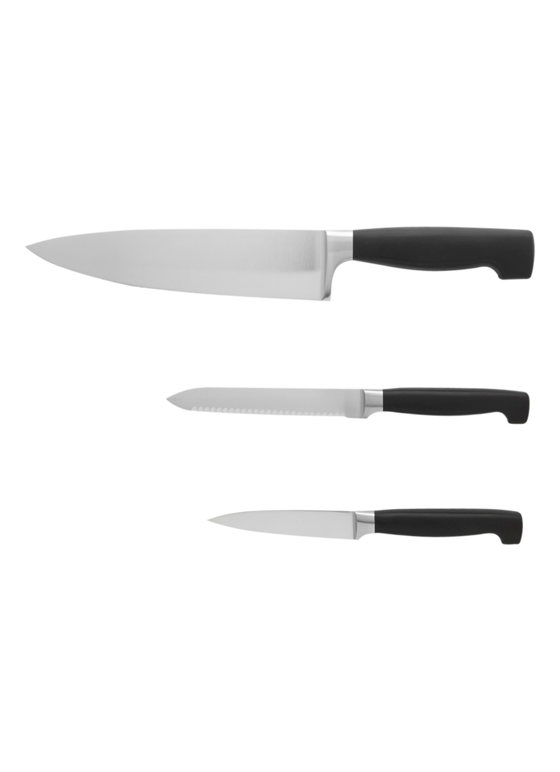 Zwilling Four Star messenset 19,5 cm 3 delig - voorkant zwart