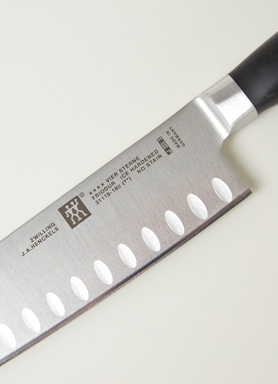 Zwilling Four Star santokumes 31 cm - detail 3 zwart