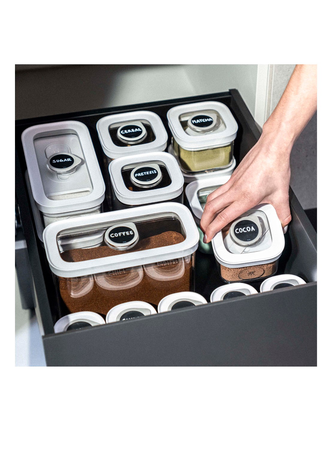 Zwilling Fresh & Save Cube Bewaarset 3-delig - detail 4 transparant