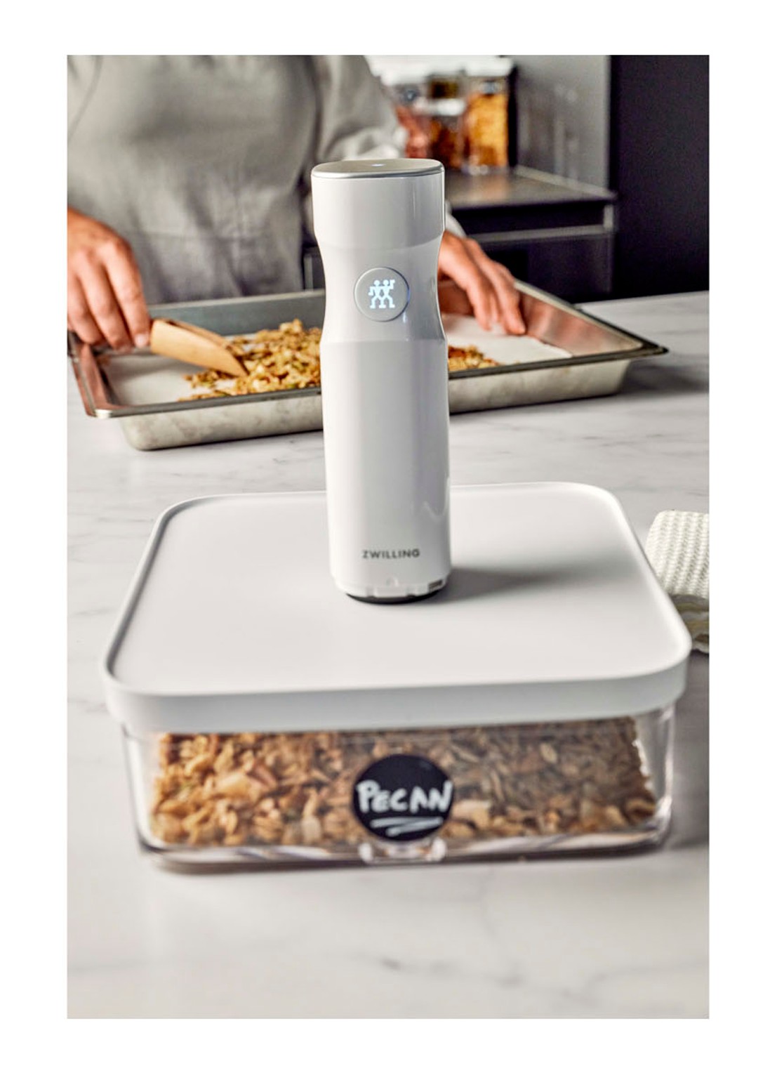 Zwilling Fresh & Save Cube L Bewaardoos 1600 ml - voorkant 6 transparant