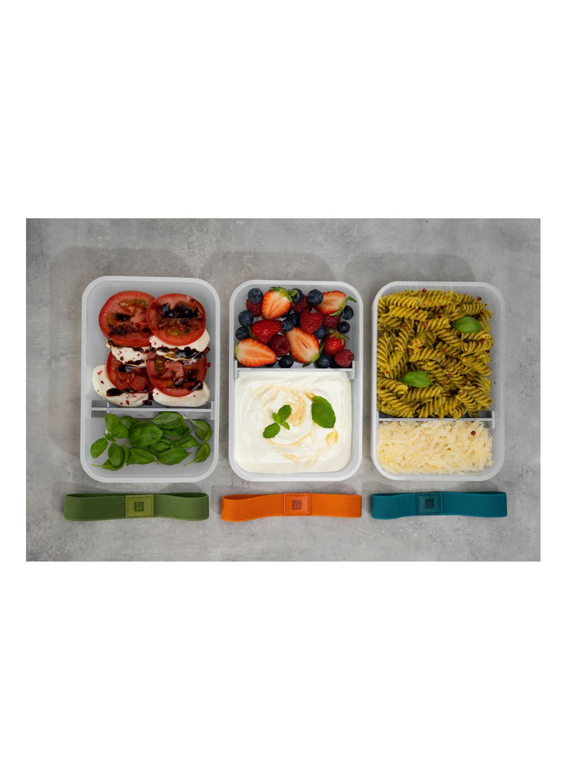 Zwilling Fresh & Save elastische bandjes set van 3 - detail 4 multicolor