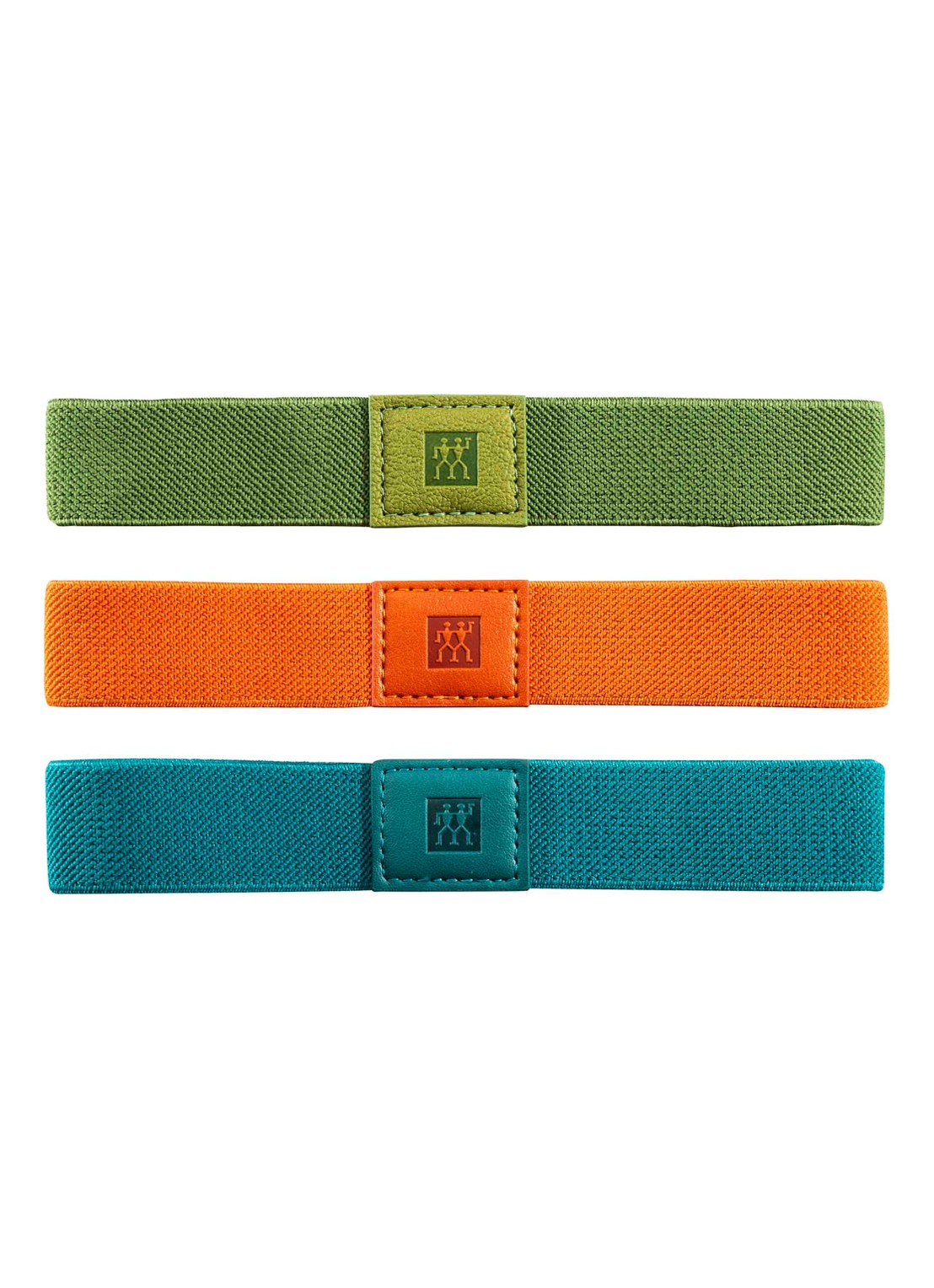 Zwilling Fresh & Save elastische bandjes set van 3 - voorkant multicolor
