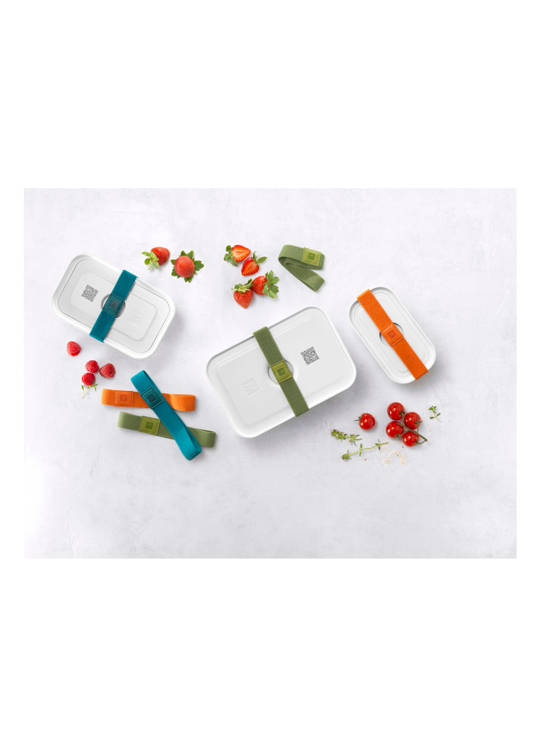 Zwilling Fresh & Save elastische bandjes set van 3 - voorkant 2 multicolor