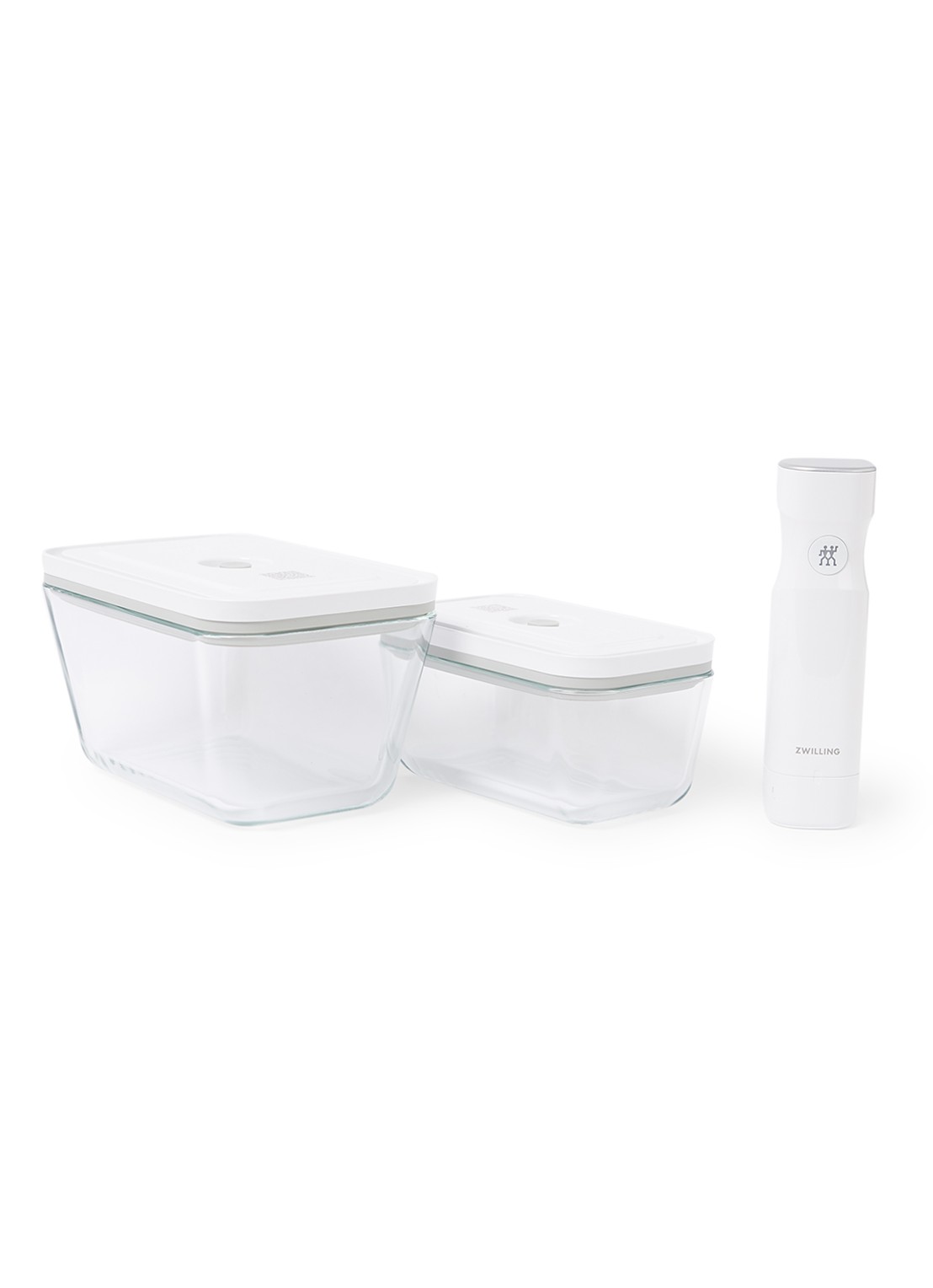 Zwilling Fresh & Save vacuüm starter set 7-delig - voorkant gebroken wit