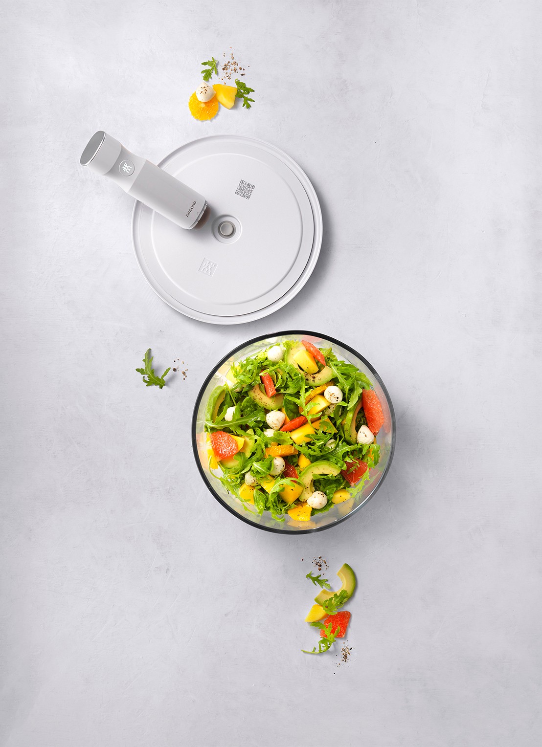 Zwilling Fresh & Save Vacuüm vershouddoos 24 cm - voorkant 2 transparant