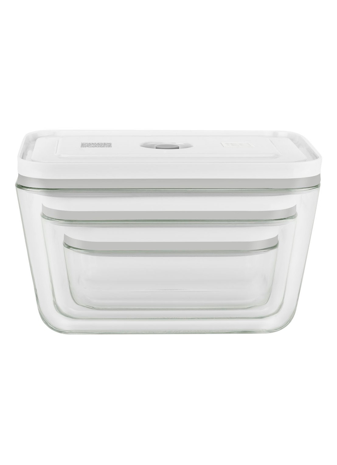 Zwilling Fresh & Save Vacuüm vershouddoos set van 3 - detail 2 transparant