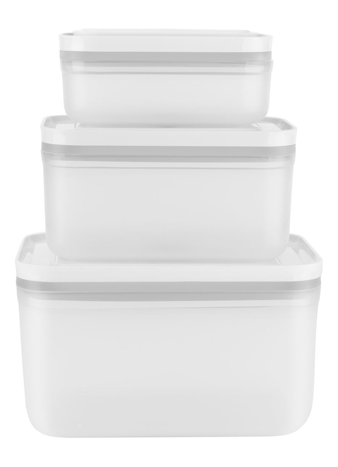 Zwilling Fresh & Save Vacuüm vershouddoos set van 3 - detail transparant
