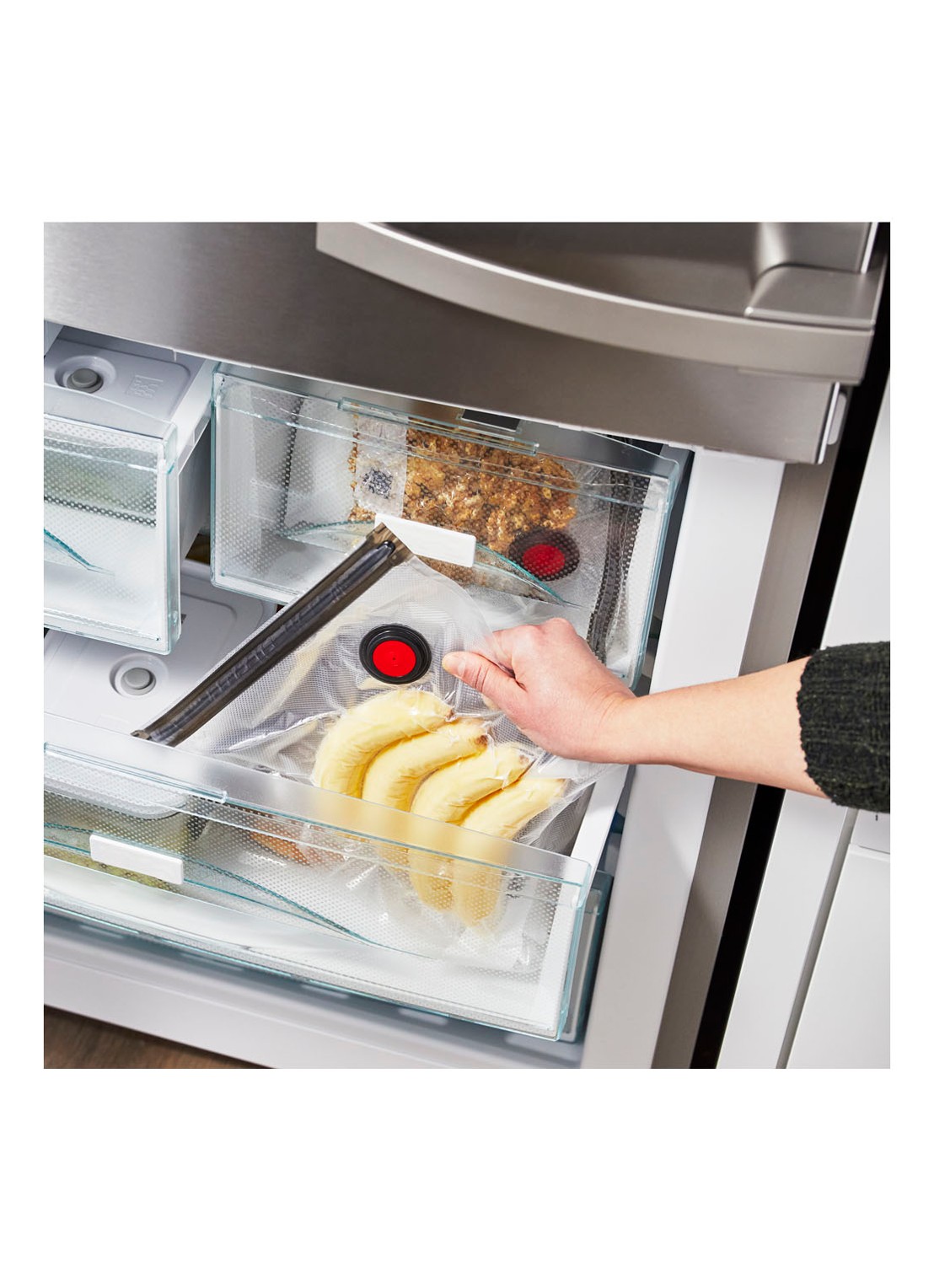 Zwilling Fresh & Save vacuümzakken set van 10 - detail 4 transparant