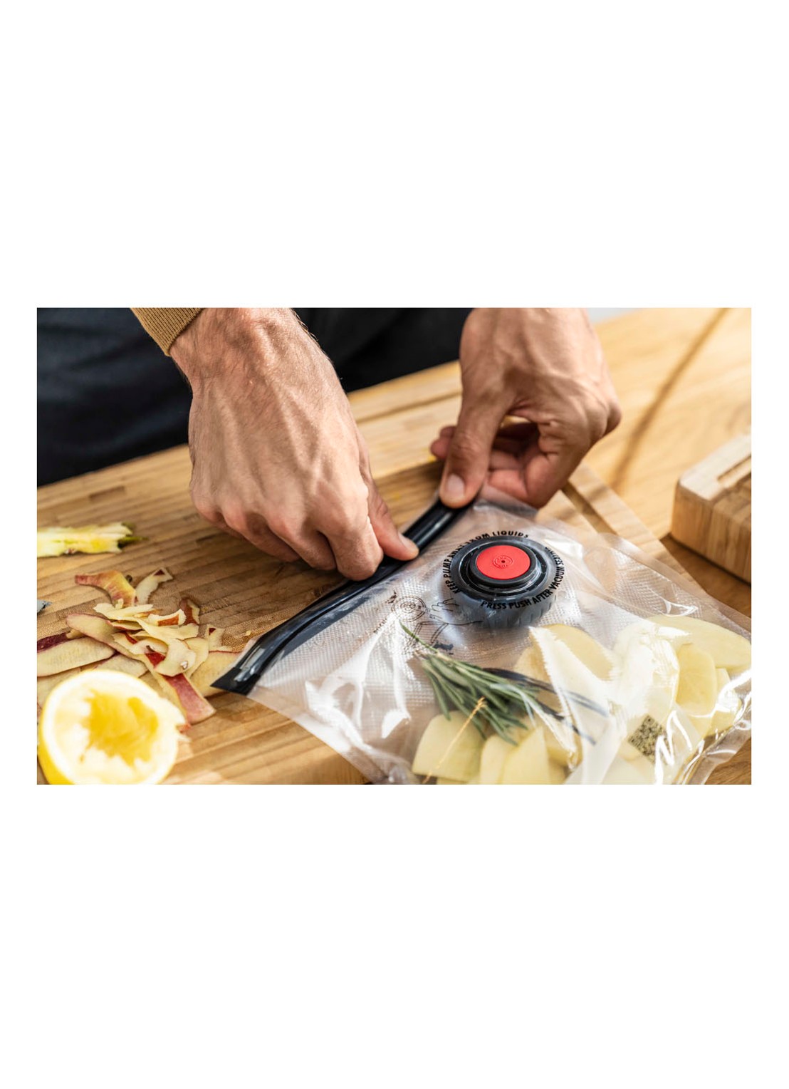 Zwilling Fresh & Save vloeistofbarrières voor vacuümzakken set van 6 - detail 5 antraciet
