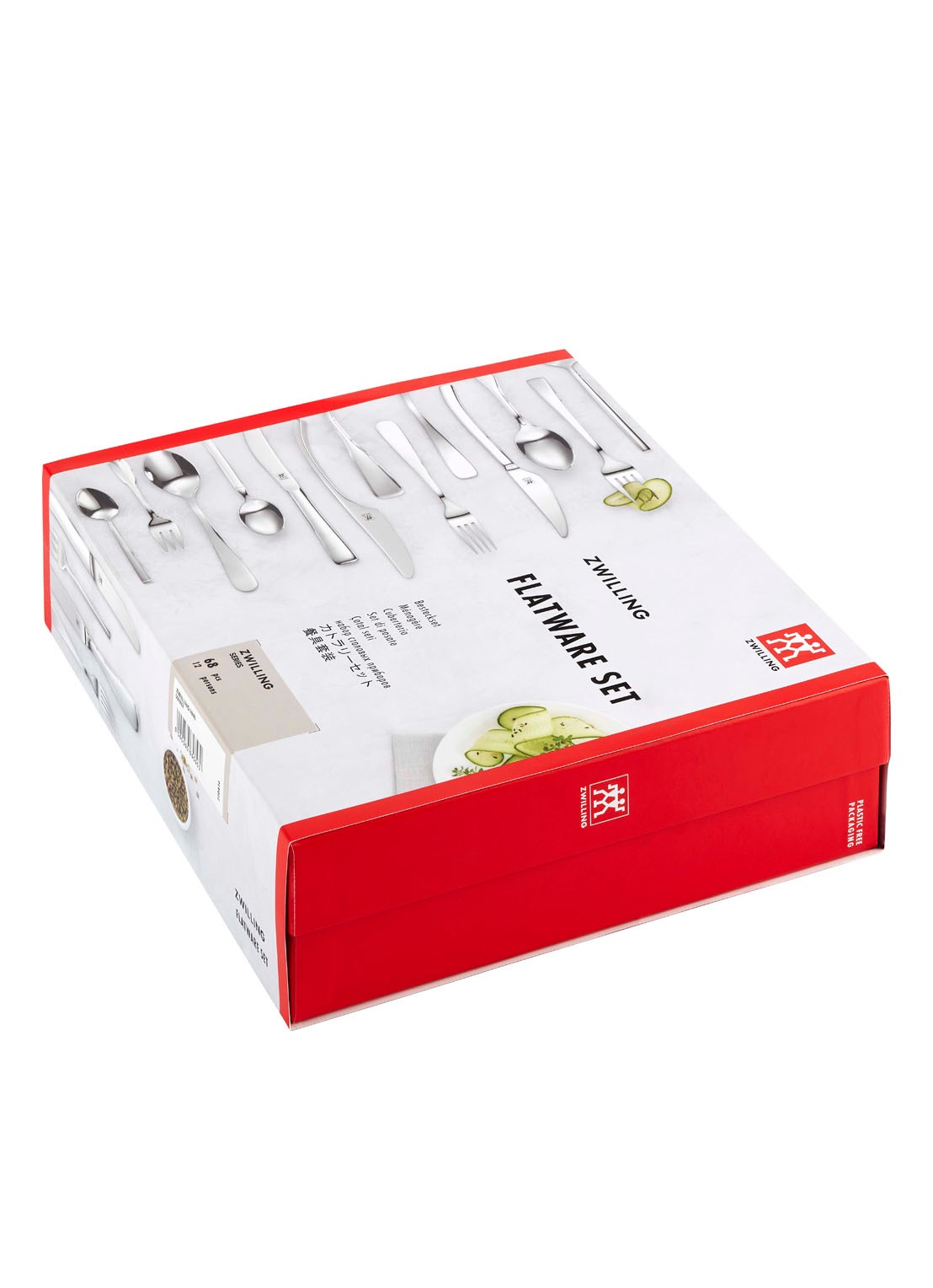Zwilling Nova bestek 68-delig - detail 3 zilver