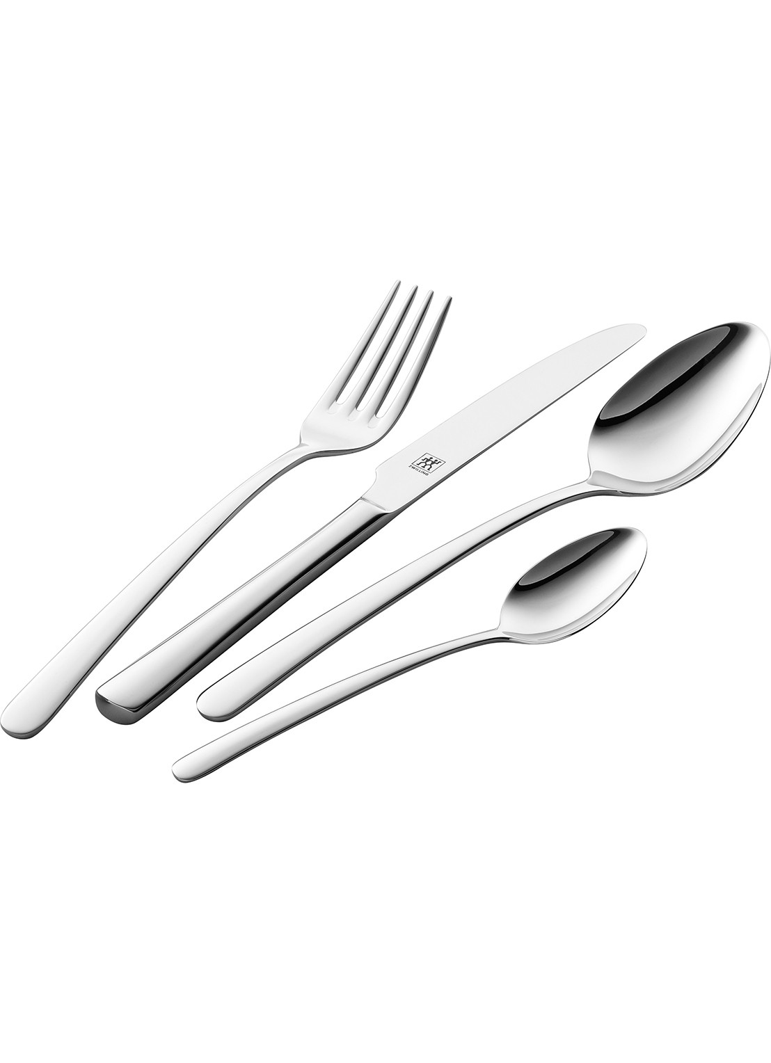 Zwilling Nova bestekset 24-delig - voorkant 2 zilver