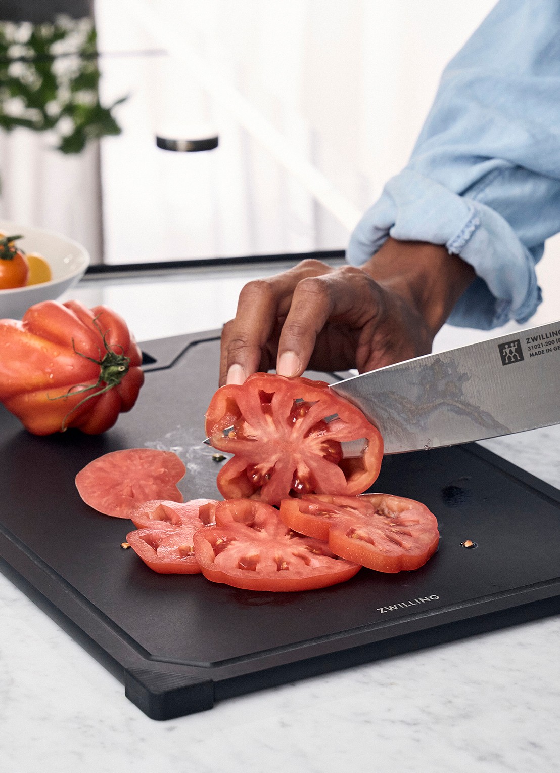 Zwilling Snijplank 31 x 21,5 cm - voorkant 2 zwart