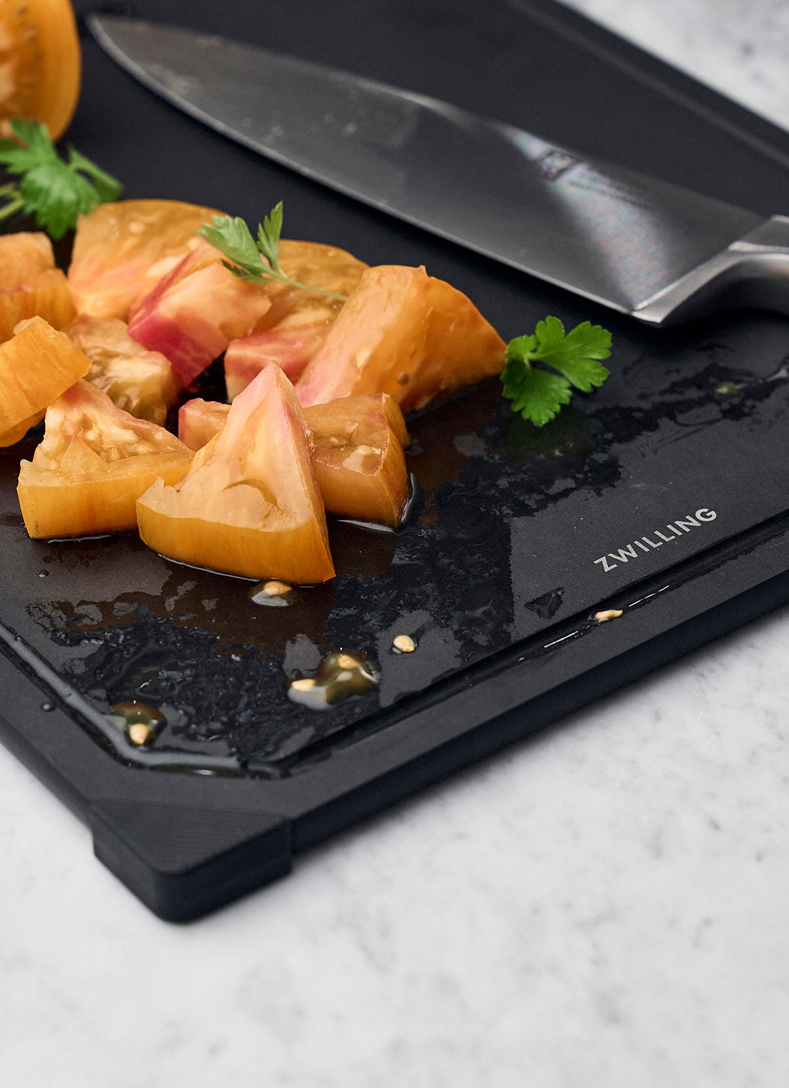 Zwilling Snijplank 42 x 30 cm - voorkant zwart