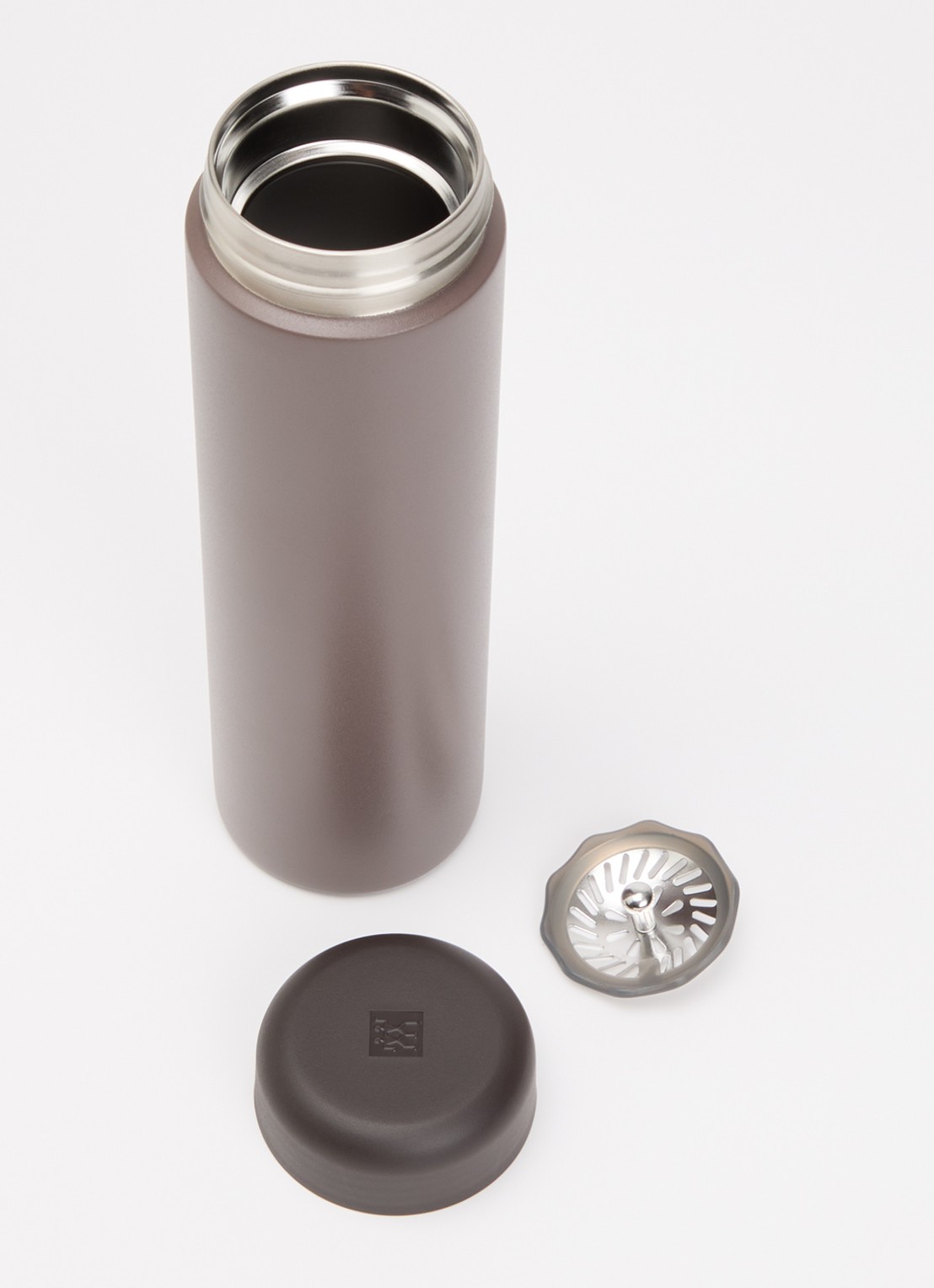 Zwilling Thermosfles met theefilter 50 cl - voorkant 2 donkerbruin