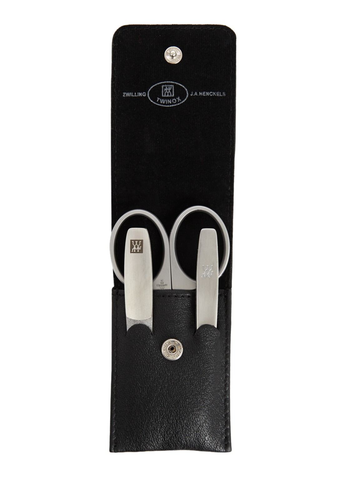 Zwilling TWIN Beauty Etui met manicureset 3-delig - voorkant 2 zwart