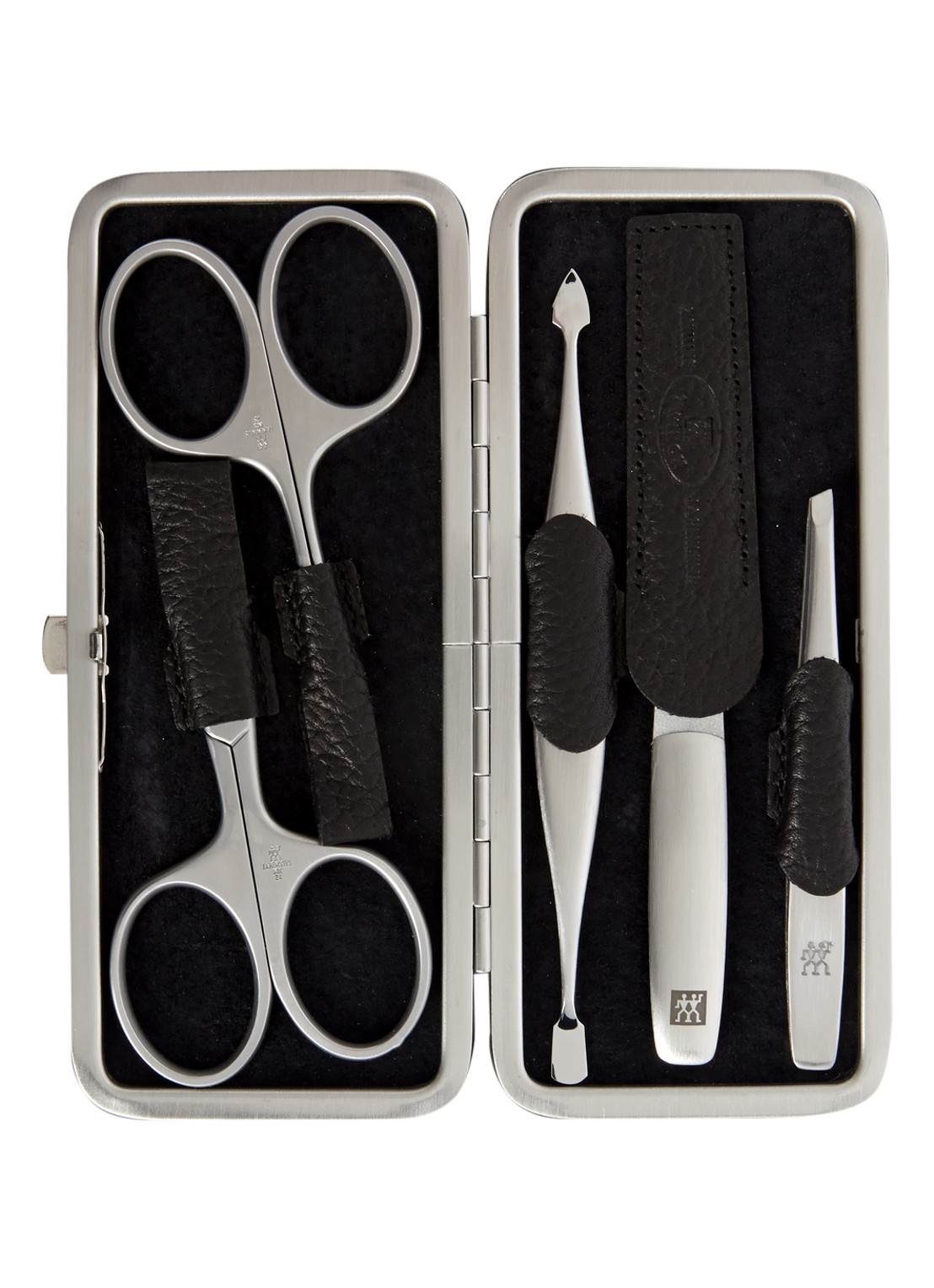 Zwilling TWIN Beauty manicureset in etui 5-delig - voorkant 2 zwart