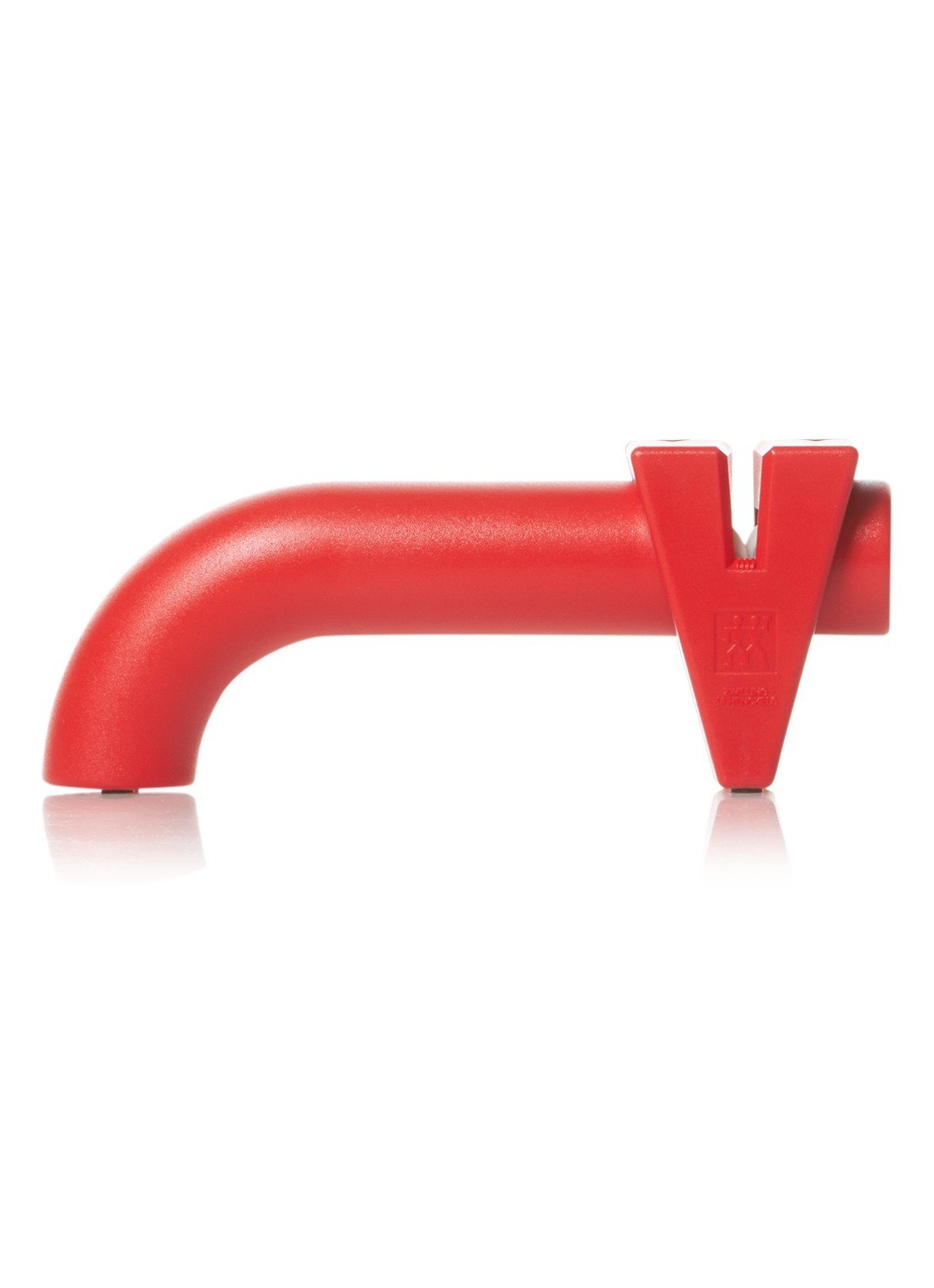 Zwilling Twinsharp messenslijper - voorkant steenrood