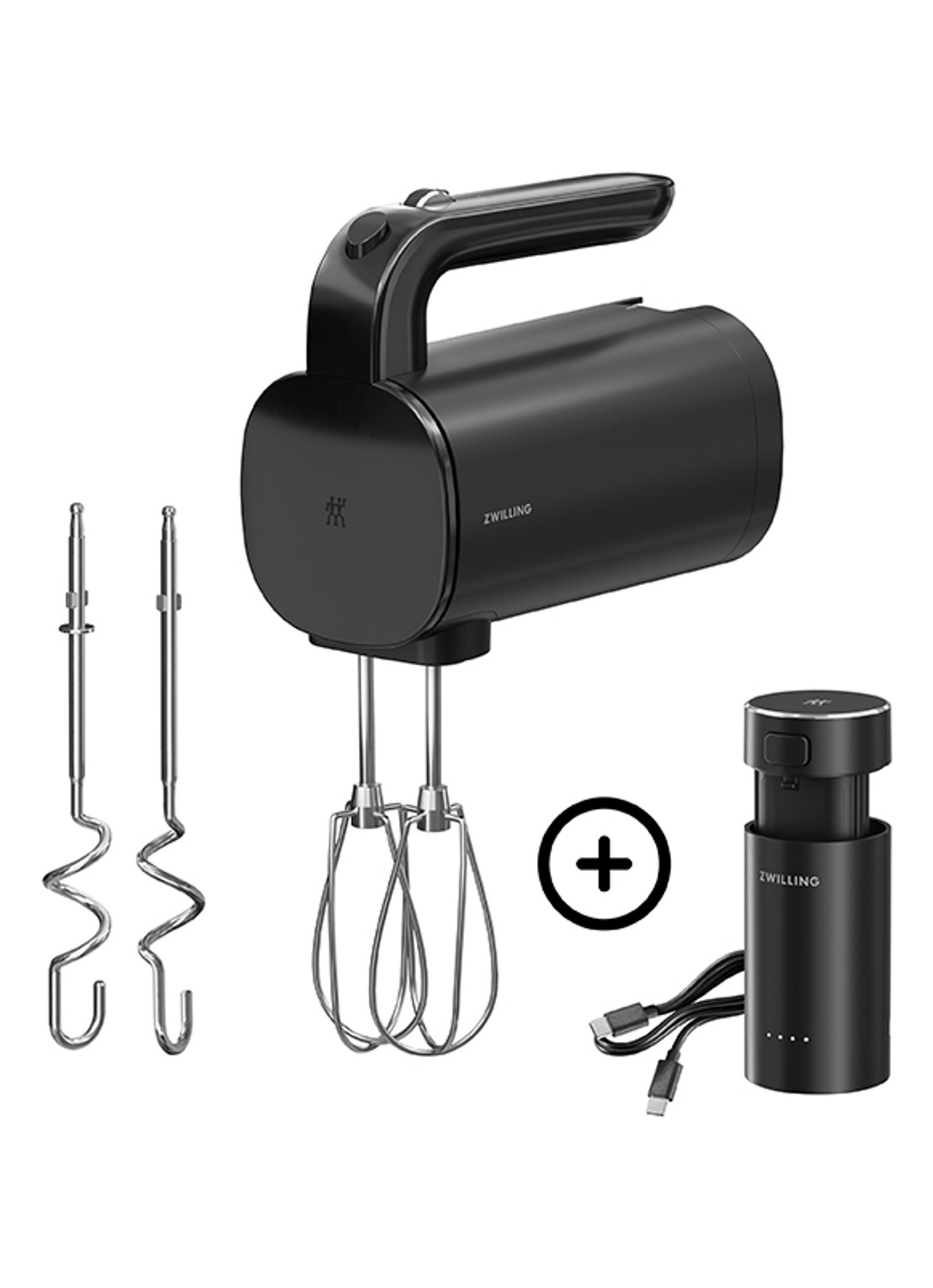 Zwilling Xtend handmixer - voorkant zwart