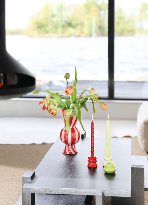 &Klevering Alpha dinerkaars set van 3 - detail 3 groen