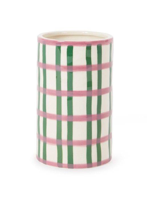 &Klevering Clash vaas 13 cm - voorkant groen