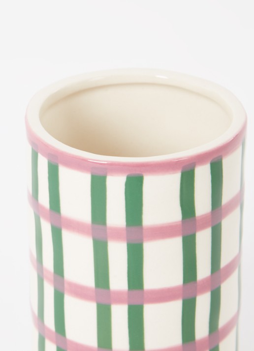 &Klevering Clash vaas 13 cm - voorkant 2 groen
