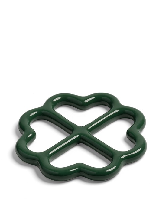 &Klevering Clover pannenonderzetter - voorkant 3 groen