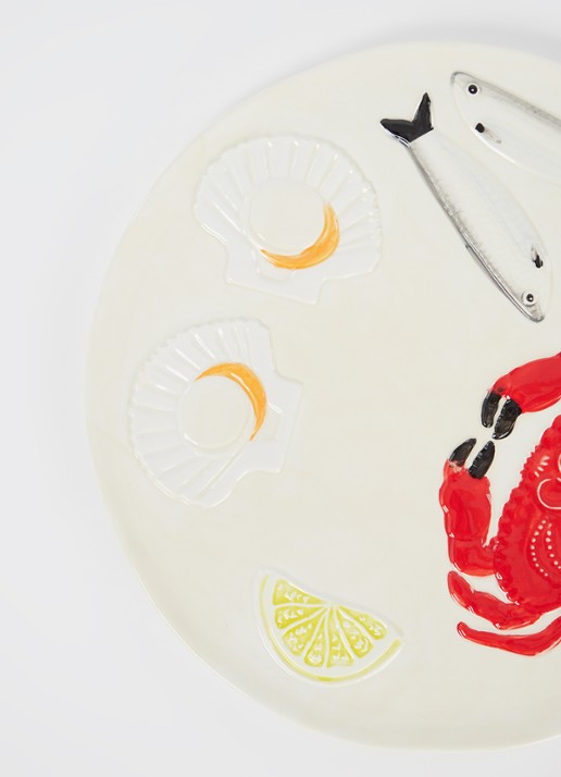 &Klevering De La Mer Crab serveerschaal 26,5 cm - detail 3 multicolor