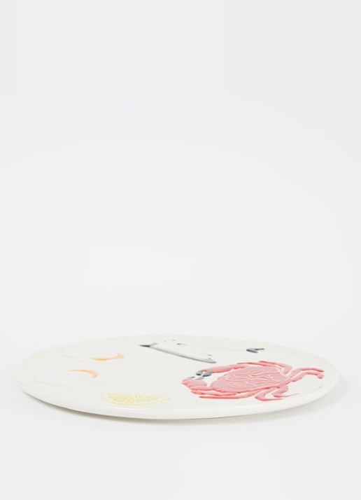 &Klevering De La Mer Crab serveerschaal 26,5 cm - voorkant 2 multicolor