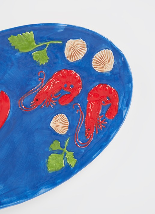 &Klevering De La Mer Lobster serveerschaal 33 cm - detail 3 multicolor