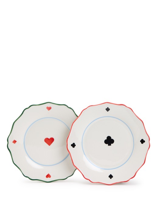 &Klevering Deck ontbijtbord 21 cm set van 2