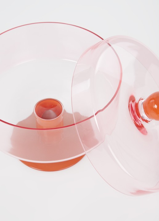 &Klevering Duo stolp 22 cm - voorkant 2 koraal