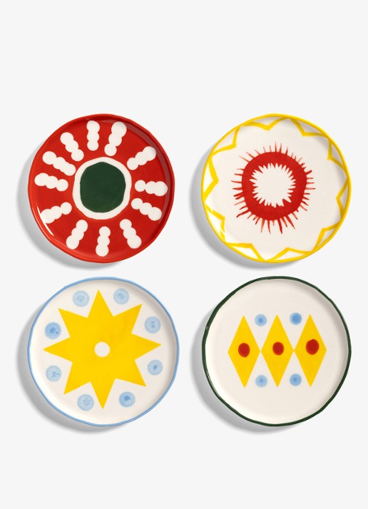 &Klevering Festivo borden set van 4
