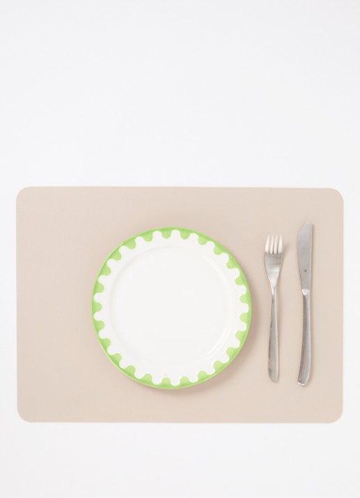 &Klevering Folk ontbijtbord 22,5 cm set van 4 - detail 2 wit