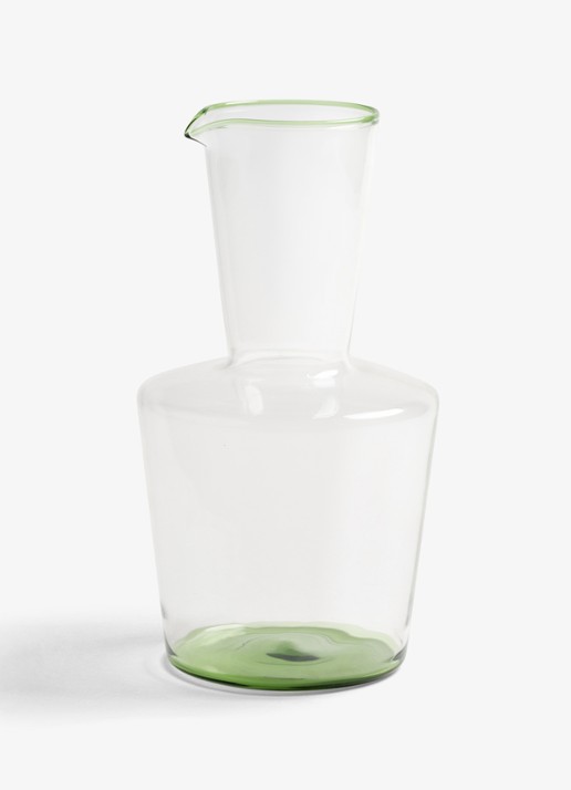 &Klevering Karaf bloemblad van glas 24 cm