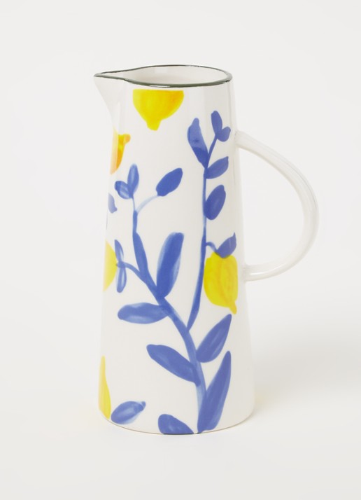 &Klevering Lemon Twig waterkaraf 75 cl  - voorkant 2 wit