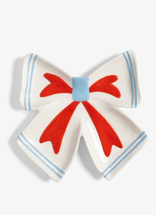 &Klevering Lint bord van keramiek 22 cm