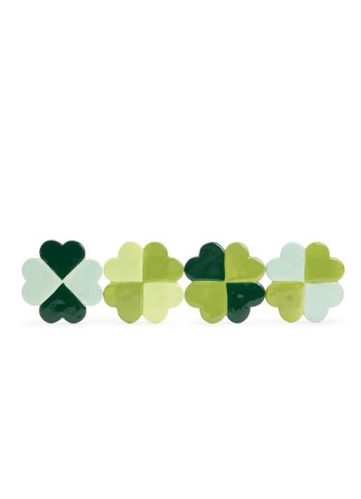&Klevering Lucky Clover onderzetter set van 4