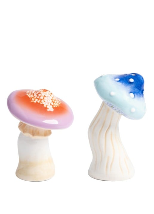 &Klevering Magic mushroom peper- en zoutmolen 10 cm set van 2