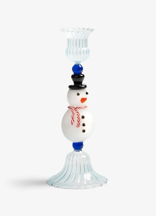 &Klevering Merry Snowman kandelaar 20 cm