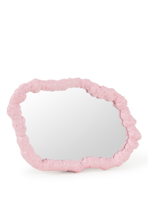 &Klevering Purfect spiegel 43 x 31 cm - voorkant 2 roze