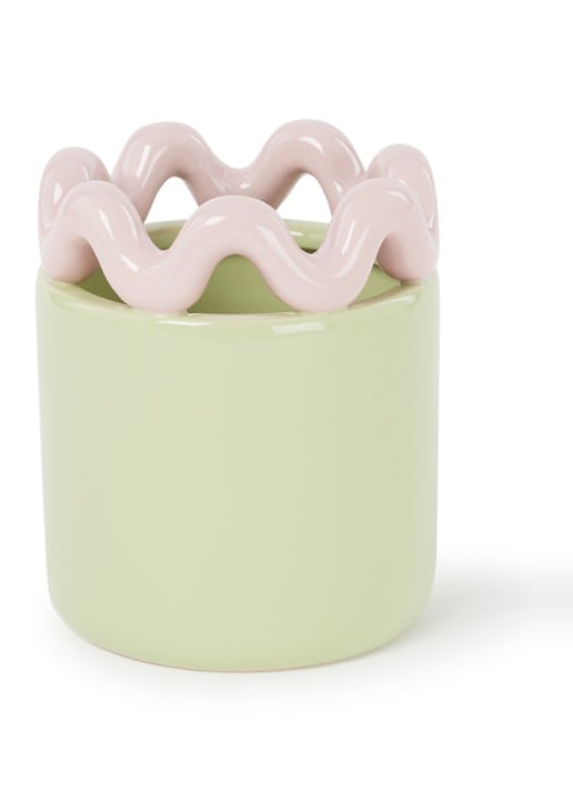 &Klevering Sway bloempot van steengoed voor binnen Ø12,5 cm