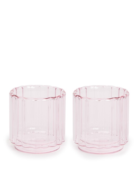 &Klevering Tube dubbelwandig glas 20 cl set van 2