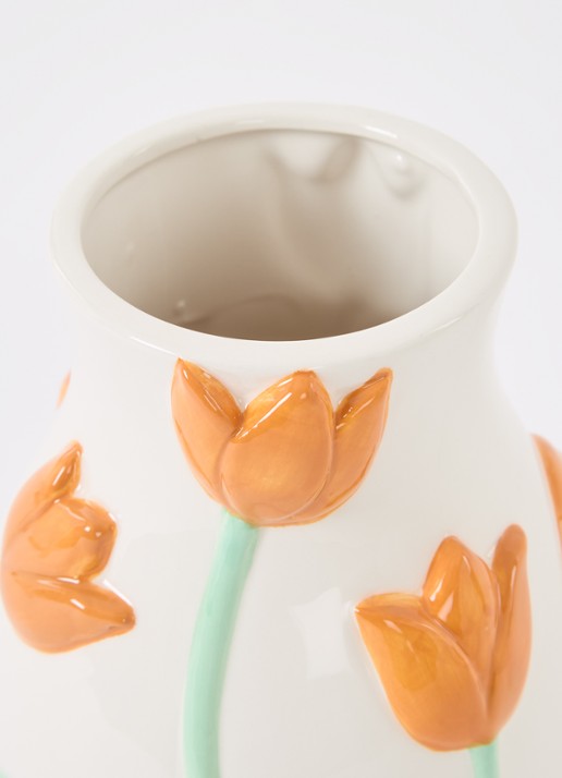 &Klevering Tulip Small vaas 22 cm - voorkant 2 multicolor