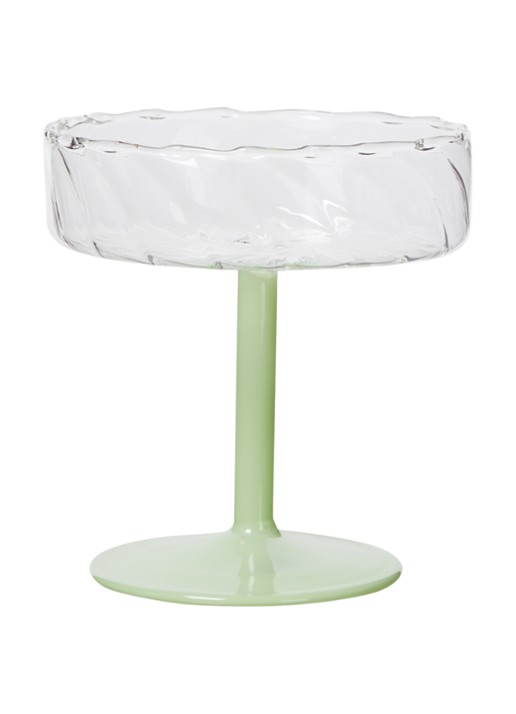 &Klevering Twirl coupe 20 cl set van 2 - voorkant 2 mint