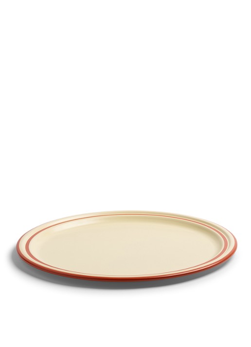 &Klevering Vano dienblad Ø32,5 cm - voorkant 3 creme