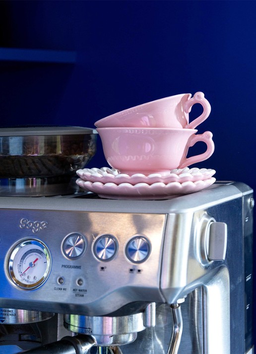 &Klevering Whip kop en schotel 15 cl set van 2 - detail 4 roze