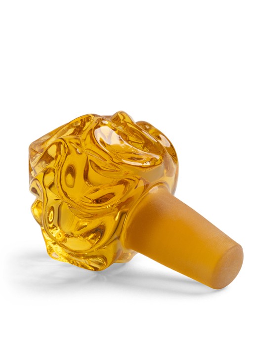 &Klevering Whip wijnstopper  - voorkant 2 oranjebruin