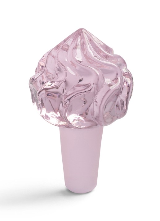 &Klevering Whip wijnstopper  - voorkant 3 roze