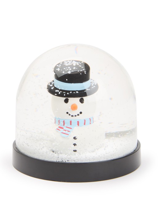 &Klevering Wonderball Snowman sneeuwbol 8 cm
