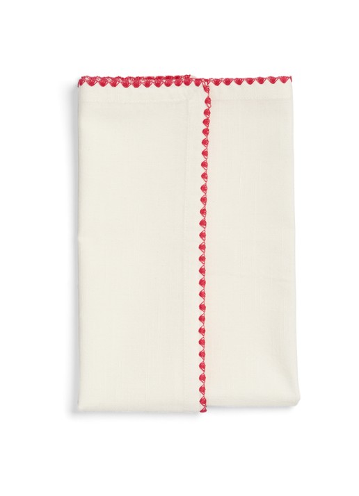 &Klevering Zigzag servet 45 x 45 cm set van 4 - detail 3 multicolor